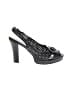 CL by Laundry Polka Dots Black Sandals Size 8 1/2 - photo 1
