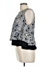 Mossimo 100% Polyester Blue Sleeveless Blouse Size L - photo 5