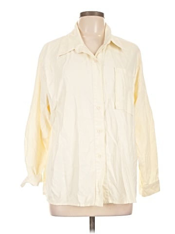 Cider 3/4 Sleeve Button-Down Shirt (view 1)