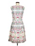 Talbots Print White Cocktail Dress Size 8 Petite - photo 2