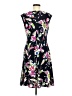 Wisp Floral Black Cocktail Dress Size 8 - photo 2