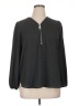 Premise Studio 100% Polyester Black Long Sleeve Blouse Size 0X - photo 1