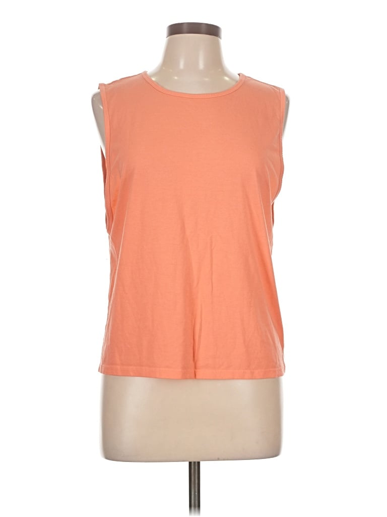 Pre-owned Fabletics Sleeveless T-shirt In Orange