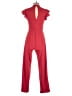 Blue Rain Solid Red Jumpsuit Size S - photo 2