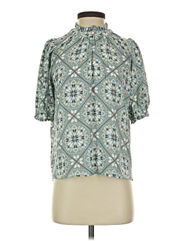 Ann Taylor LOFT Outlet Short Sleeve Blouse (view 1)