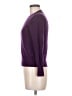 J.Crew 100% Cashmere Purple Cashmere Pullover Sweater Size M - photo 5