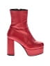 La Moda Red Ankle Boots Size 5 - photo 1