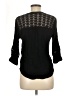 John Paul Richard 100% Rayon Black 3/4 Sleeve Blouse Size M - photo 2