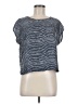 Rumors 100% Polyester Gray Short Sleeve Top Size M - photo 1