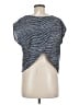 Rumors 100% Polyester Gray Short Sleeve Top Size M - photo 2