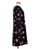 CeCe 100% Polyester Print Black Casual Dress Size 8 - photo 4