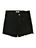 Beyond This Plane Solid Black Denim Shorts Size L - photo 1