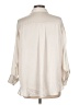 Zara Solid Ivory Long Sleeve Blouse Size L - photo 2