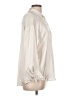 Zara Solid Ivory Long Sleeve Blouse Size L - photo 4