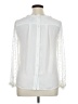 HD in Paris 100% Polyester White Long Sleeve Blouse Size 12 - photo 2