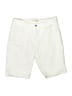 Levi's Solid White Khaki Shorts Size 10 - photo 1