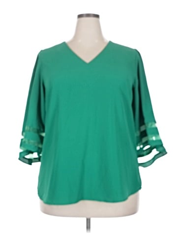 Amaryllis 3/4 Sleeve Blouse (view 1)