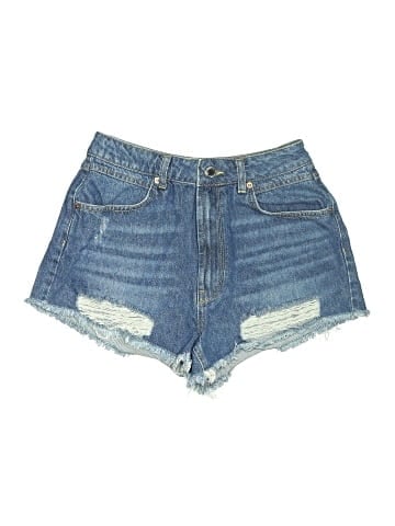 Kittenish Denim Shorts (view 1)