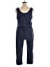 Zella Solid Blue Jumpsuit Size 1X - photo 2