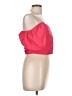 Sim & Sam Pink Red Short Sleeve Top Size L - photo 4