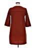 Everly 100% Polyester Solid Burgundy Casual Dress Size L - photo 2
