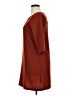 Everly 100% Polyester Solid Burgundy Casual Dress Size L - photo 5