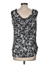 Daisy Fuentes 100% Polyester Silver Sleeveless Blouse Size M - photo 2