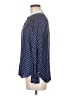 J.Crew Polka Dots Blue Long Sleeve Blouse Size M - photo 5