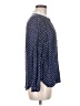 J.Crew Polka Dots Blue Long Sleeve Blouse Size M - photo 4