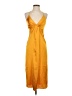 Express 100% Polyester Yellow Cocktail Dress Size XS - photo 1