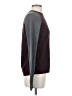 Theory Color Block Burgundy Pullover Sweater Size S - photo 4