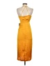 Express 100% Polyester Yellow Cocktail Dress Size XS - photo 2