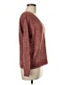 Nic + Zoe Tweed Burgundy Pullover Sweater Size M - photo 4