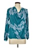 Gallery 100% Viscose Teal Long Sleeve Blouse Size UK 12 / US 8 - photo 1