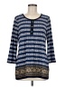 Christopher & Banks Blue 3/4 Sleeve Blouse Size M - photo 1