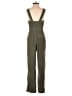 Topshop 100% Polyester Solid Green Jumpsuit Size 2 - photo 2