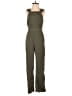 Topshop 100% Polyester Solid Green Jumpsuit Size 2 - photo 1