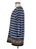 Christopher & Banks Blue 3/4 Sleeve Blouse Size M - photo 5