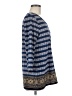 Christopher & Banks Blue 3/4 Sleeve Blouse Size M - photo 4