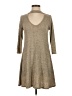 Acemi Tweed Tan Casual Dress Size S - photo 1