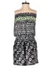 Xhilaration 100% Polyester Graphic Black Romper Size S - photo 1
