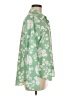 Unbranded 100% Polyester Floral Green Long Sleeve Blouse Size M - photo 4
