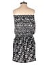 Xhilaration 100% Polyester Graphic Black Romper Size S - photo 2