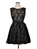 Betsy & Adam 100% Polyester Black Cocktail Dress Size 14 - photo 1