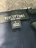 Perceptions Paisley Gray Casual Dress Size L - photo 7