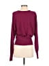 Shape FX 100% Cotton Burgundy Cardigan Size XS - photo 2