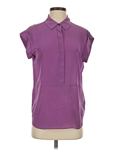 Broadway & Broome Short Sleeve Silk Top (view 1)