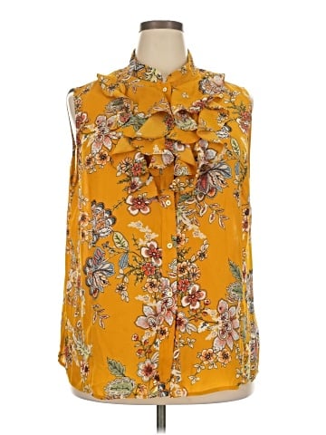 Tahari by ASL Sleeveless Blouse (view 1)