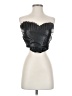 PrettyLittleThing 100% Polyester Black Tube Top Size 4 - photo 1