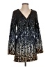 Camila Coelho 100% Polyester Stars Silver Cocktail Dress Size XXS - photo 1